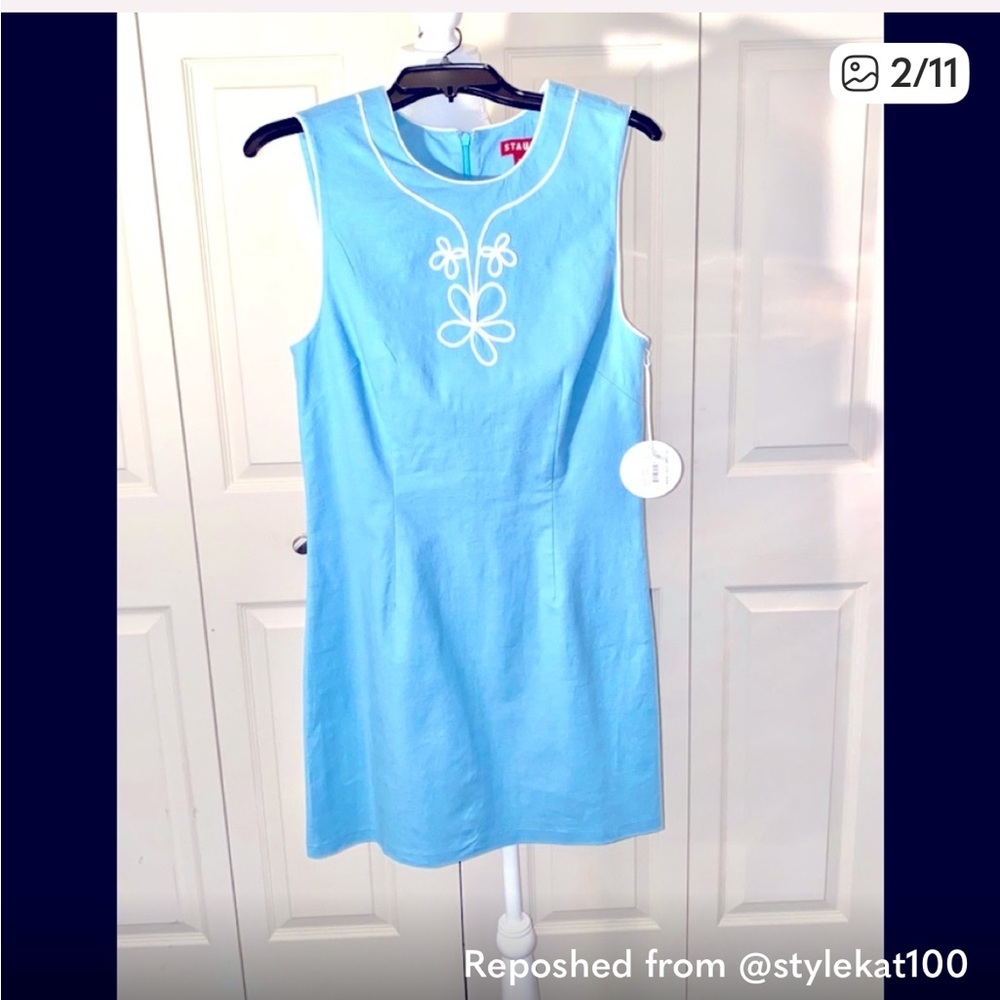 STAUD ALISON DRESS
BLUE (8)